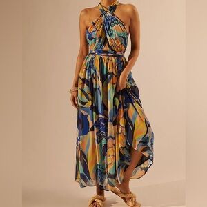 Printed maxi dress